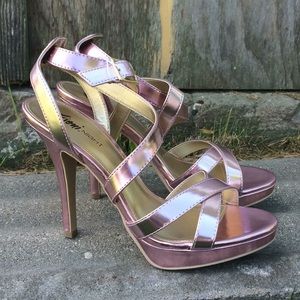 Fioni Night | Metallic Pink Heels